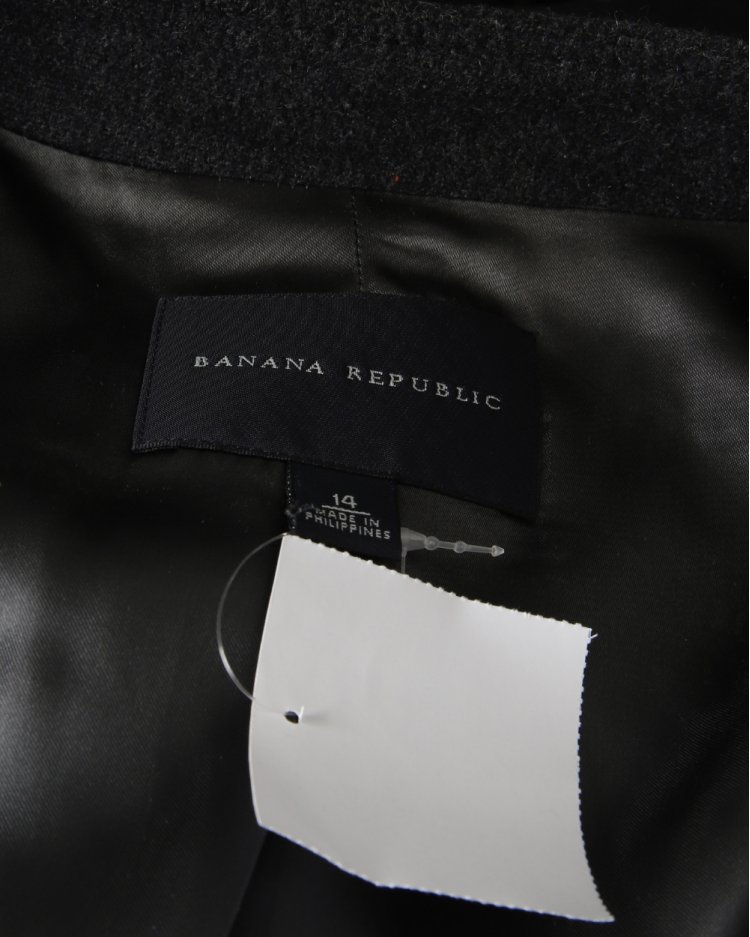 Casaco Banana Republic Original Lã Cinza Feminino